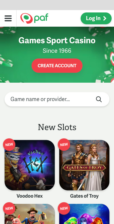 Pafin iOS-mobiilikäyttö puhelimen näytöllä